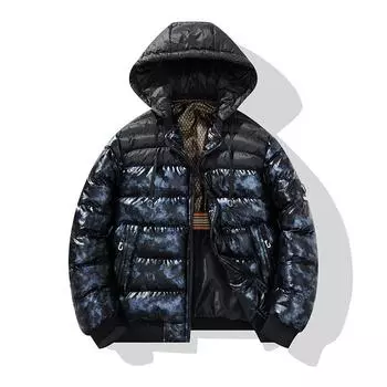 Мужское хлопковое пальто большого размера, новое модное зимнее хлопковое пальто, утепленная куртка, мужское зимнее пальто, верхняя часть куртки с хлопковой подкладкой XL