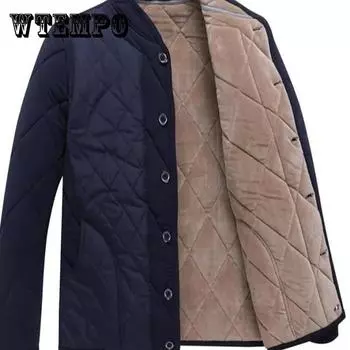 Мужское хлопковое пальто большого размера, зимнее, из бархата, толстый теплый кардиган, однотонный топ из верблюжьей шерсти, мягкая повседневная куртка для людей среднего и пожилого возраста 4XL