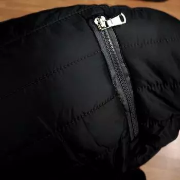 Мужское хлопковое пальто с капюшоном и завязками на шнурке, длинный рукав, теплая зимняя куртка с застежкой-молнией S чёрный