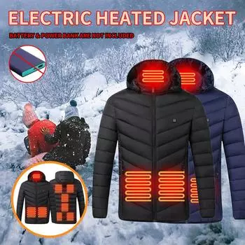 Мужское и женское электрическое пальто, тканевая куртка с подогревом, USB-подогрев, грелка, грелка для тела