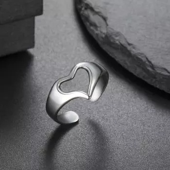 Мужское и женское кольцо в форме сердца, европейское и американское, хит продаж, классическая мода, чем кольцо в форме сердца, праздничный подарок risizabie