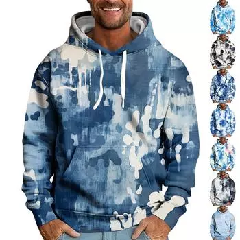 Мужское и женское плюшевое теплое пальто с длинными рукавами и капюшоном, свитер для отдыха XXXL