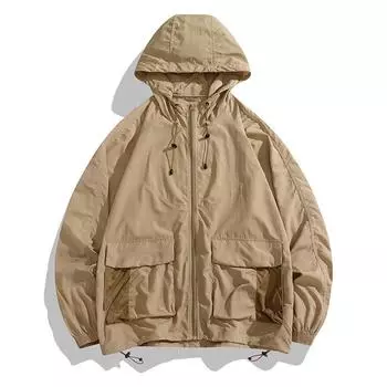 Мужское и женское тонкое пальто с УФ-защитой, уличная езда на горных инструментах, солнцезащитная одежда, одежда для пар, одежда для кожи M чёрный