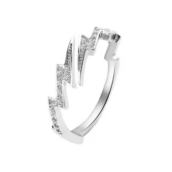 Мужское кольцо для хип-хопа с регулируемым отверстием One Size