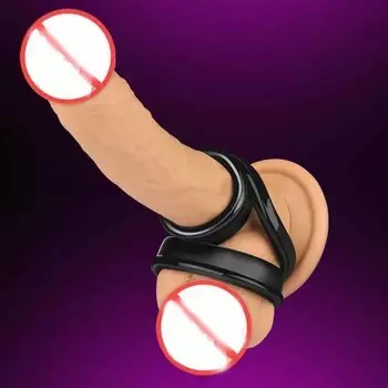 Мужское кольцо для пениса для более длительного эффекта задержки удовольствия, кольцо для повышения выносливости, секс-аксессуары для пар и взрослых, игрушка 1SET