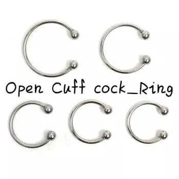 Мужское кольцо из нержавеющей стали с открытой манжетой, сегментное кольцо, ювелирные изделия для пирсинга, круглые кольца(Размер:25 мм, 28 мм, 30 мм, 32 мм, 35 мм, 40 мм) 28 mm