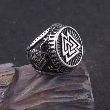 Мужское кольцо из нержавеющей стали Viking Celtic Knot 7
