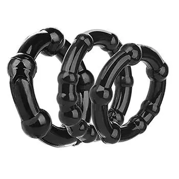 Мужское кольцо Passion Ring с задержкой, набор игрушек-удлинителей с кристаллами, 3 шт.