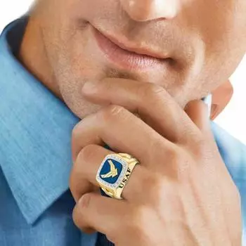 Мужское кольцо с крестом из серебра 925 пробы и золотым цирконием, подарок на вечеринку, ювелирное кольцо, размер 8–13 7