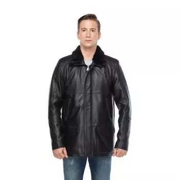 Мужское кожаное пальто Hurtei