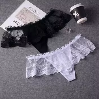 Мужское кружевное нижнее белье с заниженной талией, трусы-карманы, весна-лето