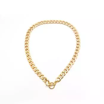 Мужское кубинское ожерелье в стиле хип-хоп, персонализированное ожерелье в стиле поп-панк, толстая цепочка, модные украшения