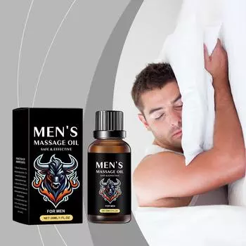 Мужское массажное масло Мужское увлажняющее масло для местного массажа для ухода за кожей тела 30 мл One Size