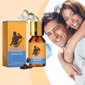 Мужское массажное масло, мужской уход за телом для повышения выносливости, масло для ежедневного массажа 10 мл