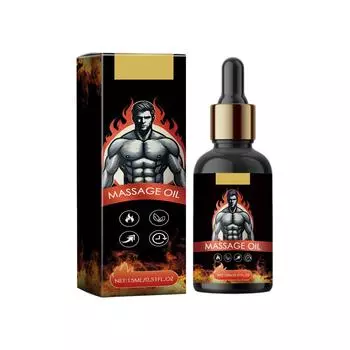Мужское массажное масло усиливает желание, длительное увлажнение, питание и улучшение интимных частей тела 15 мл