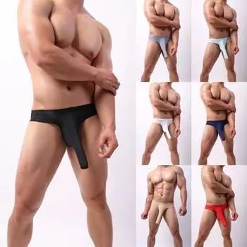 Мужское модное сексуальное нижнее белье без следов слона в носу M