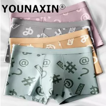 Мужское нижнее белье большого размера, хлопковые трусы-боксеры, антибактериальные трусы-боксеры, дышащее нижнее белье для подростков, спортивные шорты, нижнее белье L XL 2XL 3XL 4XL 5XL L синий