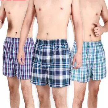 Мужское нижнее белье Боксеры Модные хлопковые мужские шорты Мужские плавки M