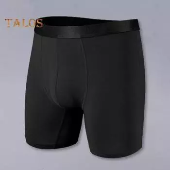 Мужское нижнее белье-боксеры со средней посадкой в стиле пэчворк, цветные U-выпуклые облегающие шорты, трусы, высокоэластичные U-выпуклые трусики S красный