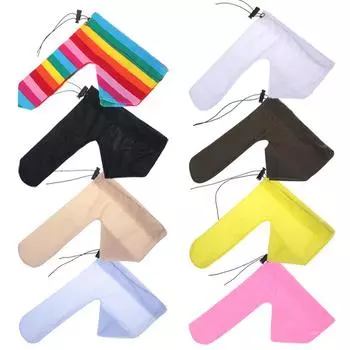 Мужское нижнее белье, чехол для пениса, колготки, нижнее белье, сексуальный ледяной шелк, выпуклая сумка, стринги, стринги, C-стринги