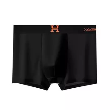 Мужское нижнее белье Дышащая ластовица Ледяной шелк Плоские трусы-боксеры Мужские трусы-боксеры L