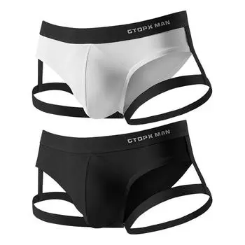 Мужское нижнее белье дышащий выпуклый мешочек удобный бандаж M