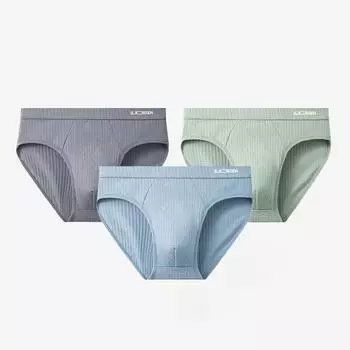 Мужское нижнее белье Хлопковые трусы Трусы Трусики Нижнее белье для мальчиков Трусики 2XL синий