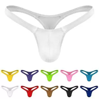 Мужское нижнее белье из полиэстера, сексуальное бикини для похудения, мягкое, твердое