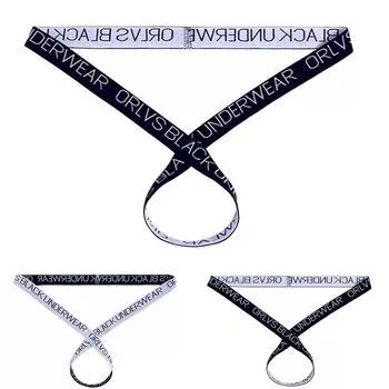 Мужское нижнее белье с открытыми отверстиями и кольцами на бретельках сексуальное для похудения XL