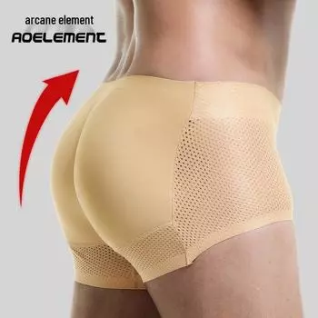 Мужское нижнее белье с подкладкой для подъема ягодиц, улучшает и формирует для более полных персиковых бедер 2XL