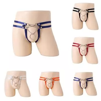 Мужское нижнее белье с Т-образной спинкой, дышащие трусы