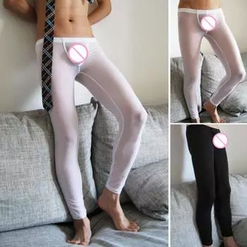 Мужское нижнее белье Slim Fit Flirting Сексуальные уникальные впитывающие пот леггинсы для пар XL