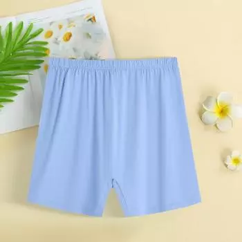 Мужское нижнее белье средней посадки с эластичным поясом, свободные шорты-трусы, однотонные, дышащие, для среднего возраста XXL серый