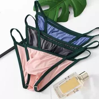 Мужское нижнее белье стринги с низкой талией сексуальные стринги стринги облегающие быстросохнущие Т-образные трусы для повседневной носки на работу и путешествия XL