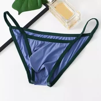 Мужское нижнее белье стринги с низкой талией сексуальные стринги стринги облегающие быстросохнущие Т-образные трусы M
