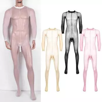 Мужское обтягивающее нижнее белье, колготки, чулки с закрытыми пальцами, эластичные колготки, колготки, чулки для всего тела One Size