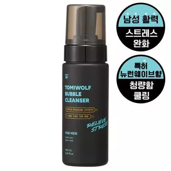 Мужское очищающее средство Tommy Wolf Cooling Mildly Adic Bubble Cleanser, 1 шт., 160 мл