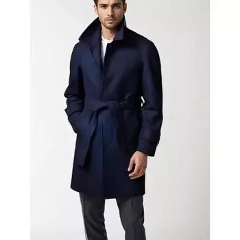 Мужское осенне-зимнее новое шерстяное пальто с прочными рукавами, модное повседневное шерстяное пальто средней и длинной длины с лацканами S