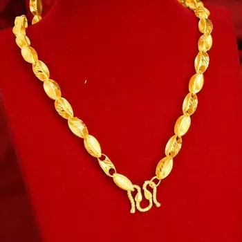 Мужское ожерелье с пшеничными ушками, модные аксессуары для ожерелья