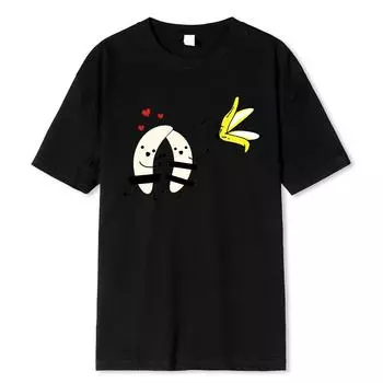 Мужское пальто Banana Disrobe с забавным принтом, летняя футболка с юмористическим юмором и шуткой, хипстерская футболка, повседневные футболки из хлопка, уличная одежда S