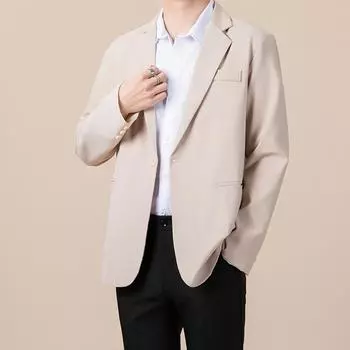 Мужское пальто, не требующее глажки, деловой повседневный костюм высокого класса XXXXXL