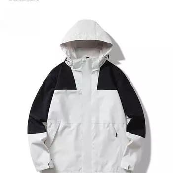 Мужское пальто осень новая мужская куртка с капюшоном для рыбалки ветровка спортивная куртка мужской стиль M