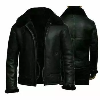 Мужское пальто с большим лацканом, меховое пальто, длинное шуба с длинными рукавами S