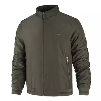 Мужское пальто весна-осень корейский стиль модный большой размер большой размер свободный толстый осень-зима повседневная бейсбольная форма куртка L