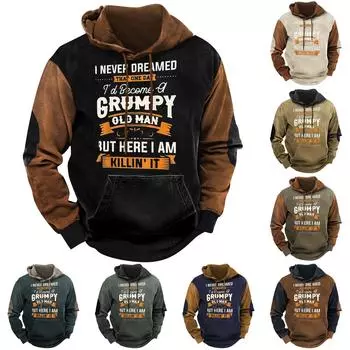 Мужское плюшевое теплое пальто с принтом, флисовый свитер, повседневное пальто, свитер с карманами, осенне-зимнее пальто XXXXL