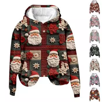 Мужское плюшевое теплое пальто с принтом, флисовый свитер, повседневное пальто, свитер с карманами, осенне-зимнее пальто XL