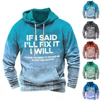 Мужское плюшевое теплое пальто с принтом, флисовый свитер, повседневное пальто, свитер с карманами, осенне-зимнее пальто XXXXL синий