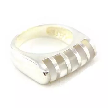 Мужское серебряное кольцо Rings of Wisdom Перламутр