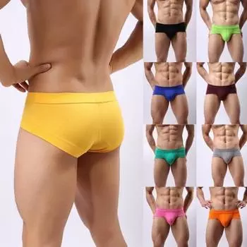 Мужское сексуальное дышащее нижнее белье трусы-боксеры с карманами шорты-плавки трусы L