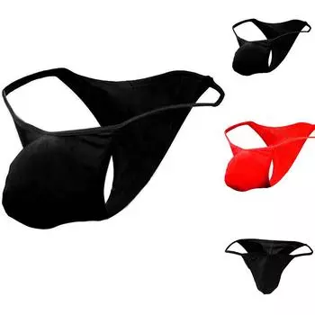 Мужское сексуальное нижнее белье, однотонные боксеры, мужские трусы, трусы One Size